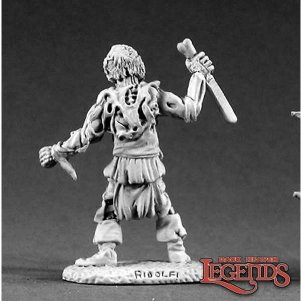 RPR02102 Plague Zombie Miniature 25mm Heroic Scale Dark Heaven 3rd Image