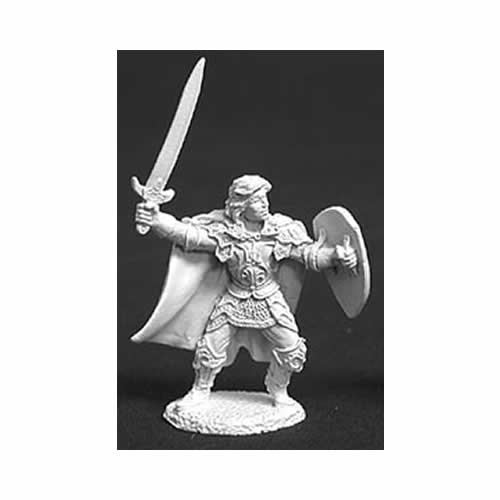 RPR02113 Sir Falco Steelcross Fighter Miniature 25mm Heroic Scale Main Image