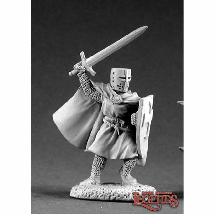 RPR02119 Knight Templar Miniature 25mm Heroic Scale Dark Heaven Main Image