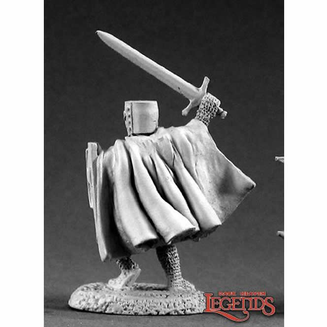 RPR02119 Knight Templar Miniature 25mm Heroic Scale Dark Heaven 3rd Image