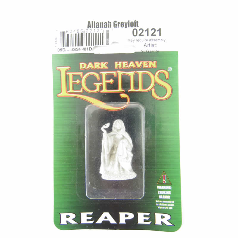 RPR02121 Allanah Greyloft Sorceress Miniature 25mm Heroic Scale 2nd Image