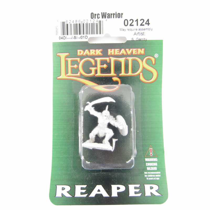 RPR02124 Orc Warrior Miniature 25mm Heroic Scale Dark Heaven Legends 2nd Image