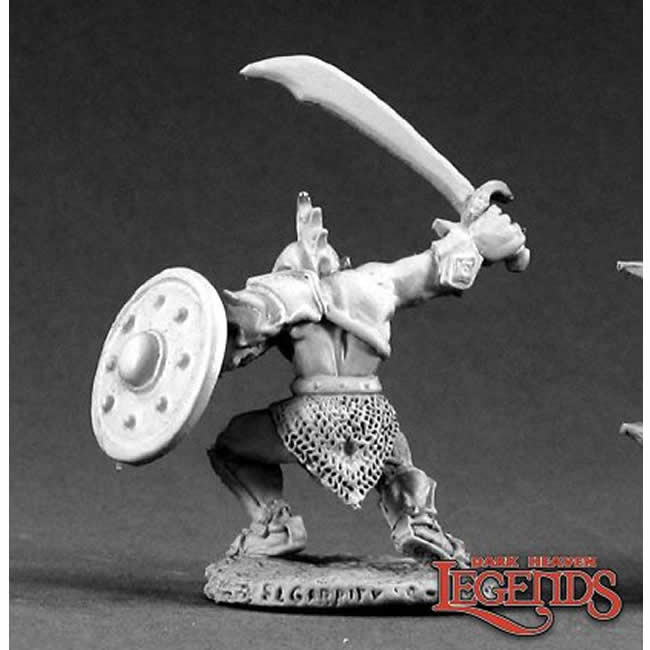 RPR02124 Orc Warrior Miniature 25mm Heroic Scale Dark Heaven Legends 3rd Image