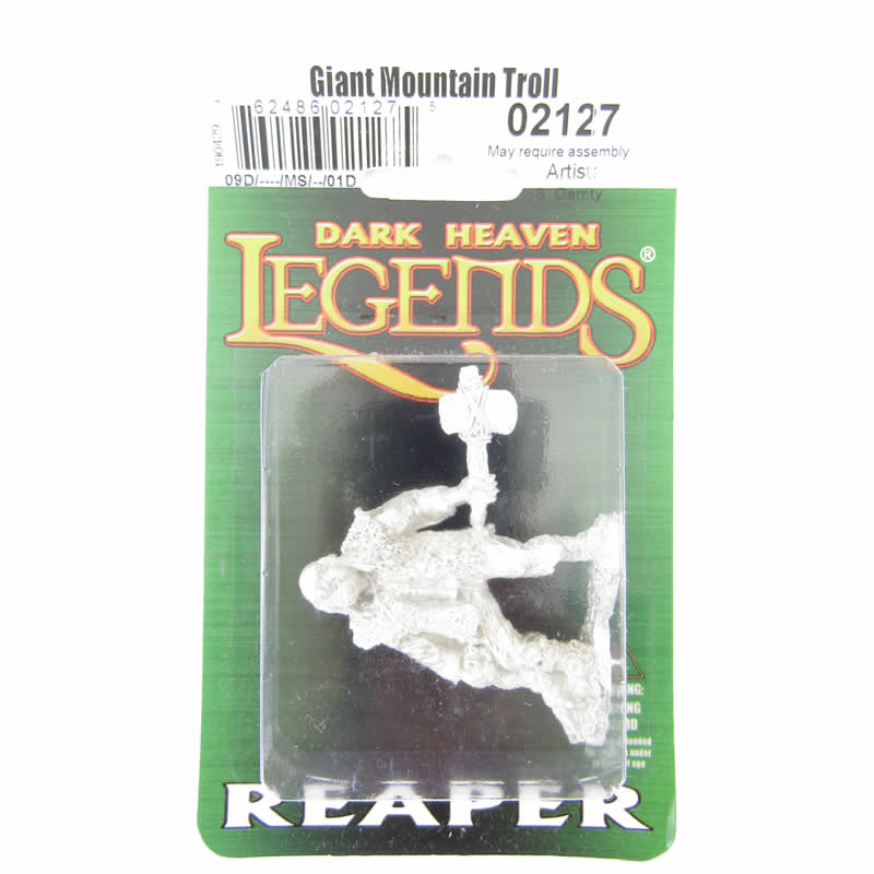 RPR02127 Giant Mountain Troll Miniature 25mm Heroic Scale Dark Heaven 2nd Image