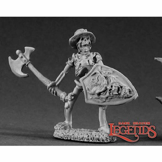 RPR02128 Skeleton with Axe Miniature 25mm Heroic Scale Dark Heaven Main Image