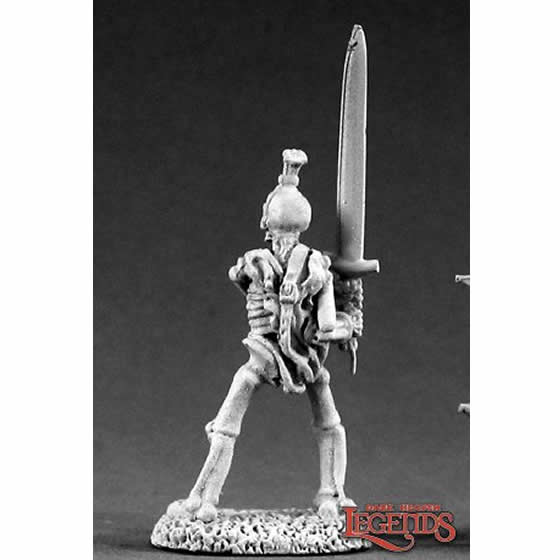 RPR02129 Skeleton 2 Handed Sword Miniature 25mm Heroic Scale 3rd Image