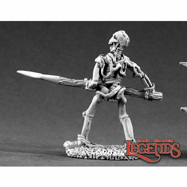 RPR02138 Skeleton Pikeman Miniature 25mm Heroic Scale Dark Heaven 3rd Image