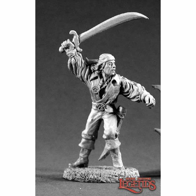 RPR02144 Eric Swiftblade Pirate Miniature 25mm Heroic Scale Dark Heaven Main Image