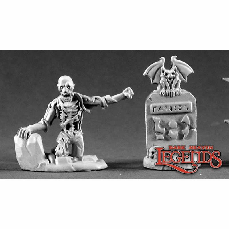 RPR02157 Undead Awakening with Tombstone Miniature 25mm Heroic Scale Main Image