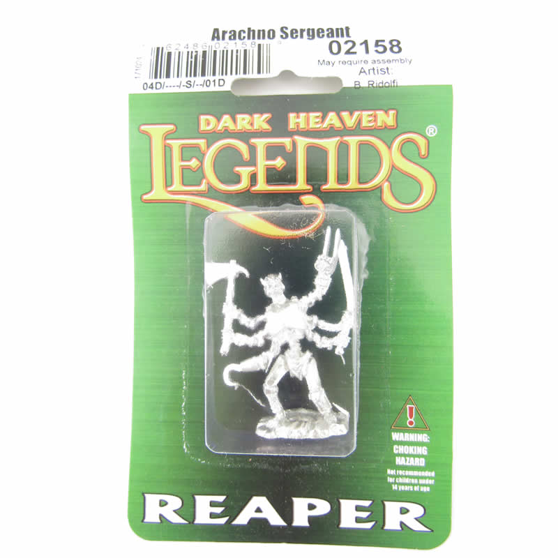 RPR02158 Arachno Sergeant Miniature 25mm Heroic Scale Dark Heaven 2nd Image