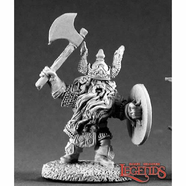 RPR02175 Harbroom Axehelm Fighter Miniature 25mm Heroic Scale Main Image