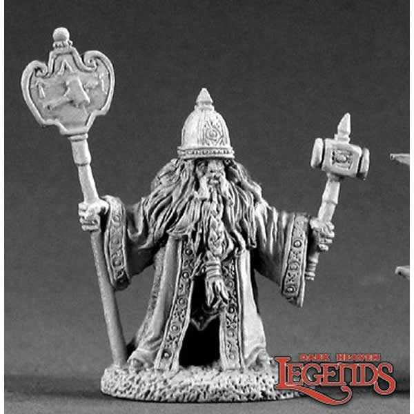 RPR02187 Grimm Grayrune Wizard Miniature 25mm Heroic Scale Main Image