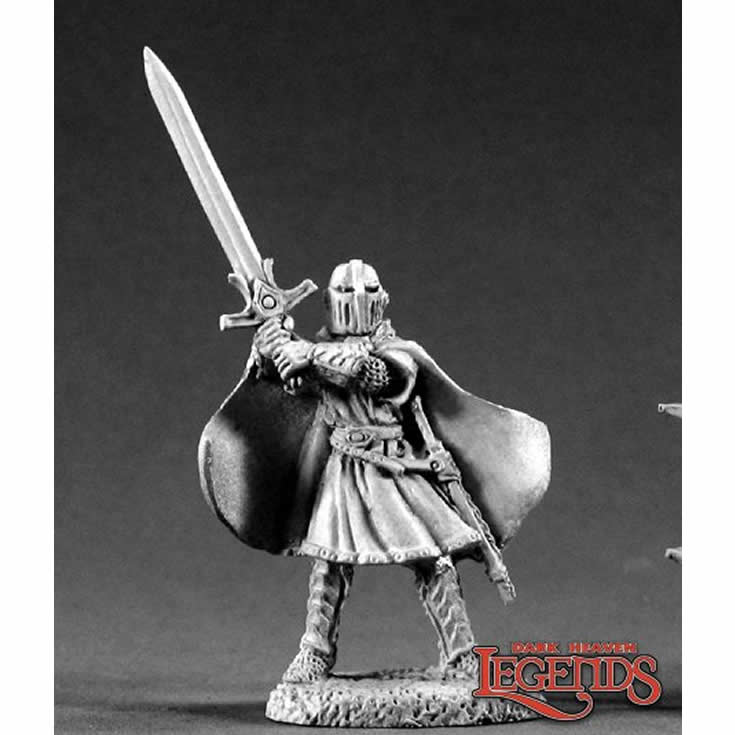 RPR02188 Knight Templar Miniature 25mm Heroic Scale Dark Heaven Main Image