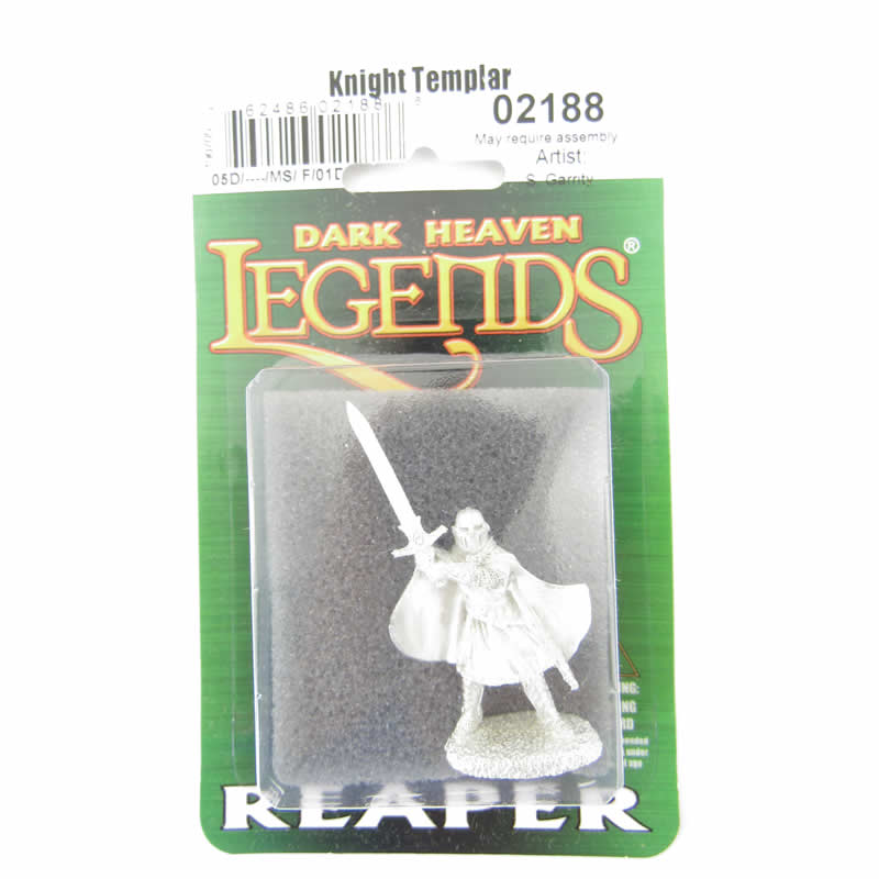 RPR02188 Knight Templar Miniature 25mm Heroic Scale Dark Heaven 2nd Image