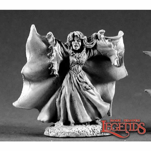 RPR02199 Claudia Von Mondstein Vampire Miniature 25mm Heroic Scale Main Image