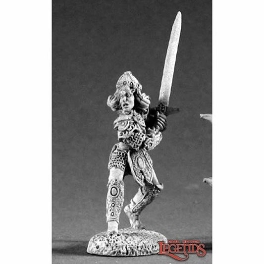 RPR02200 Justine The Holy Miniature 25mm Heroic Scale Dark Heaven Main Image