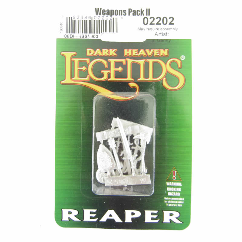 RPR02202 Weapons Pack II Miniature 25mm Heroic Scale Dark Heaven 2nd Image