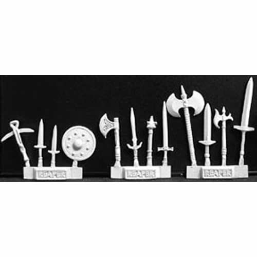 RPR02209 Weapons Pack III Miniature 25mm Heroic Scale Dark Heaven Main Image