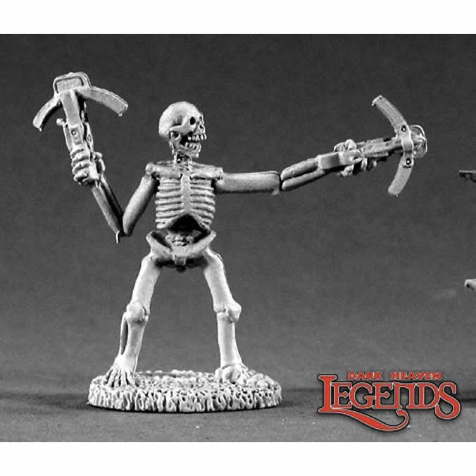 RPR02210 Skeleton Miniature 25mm Heroic Scale Dark Heaven Legends Main Image