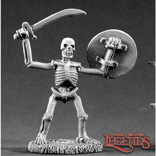 RPR02213 Skeleton Swordsman Miniature 25mm Heroic Scale Dark Heaven Main Image