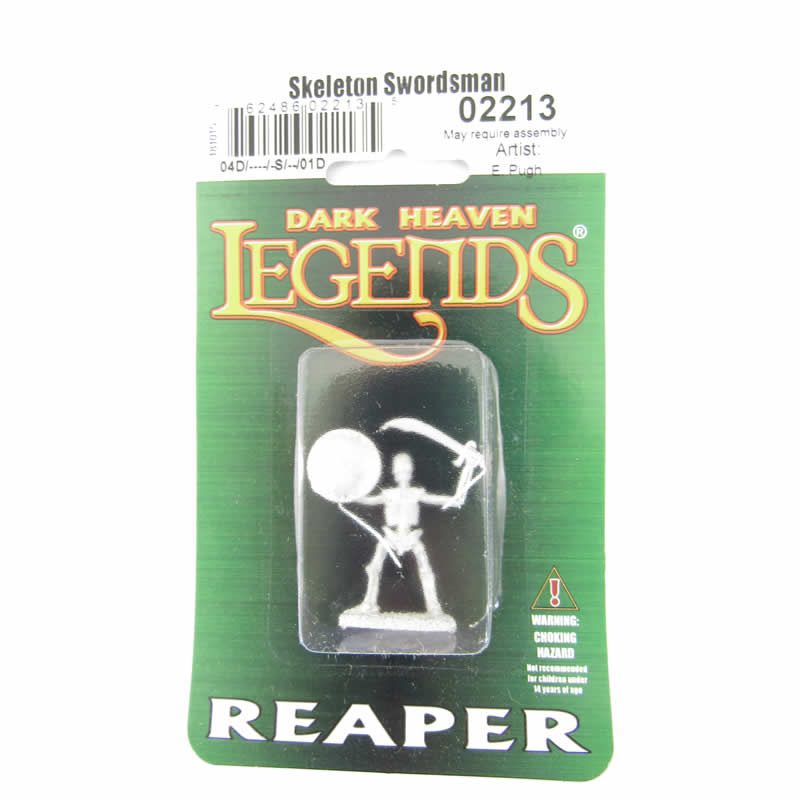 RPR02213 Skeleton Swordsman Miniature 25mm Heroic Scale Dark Heaven 2nd Image