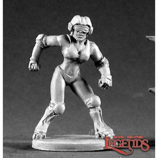 RPR02217 Roller Girl Miniature 25mm Heroic Scale Dark Heaven Legends Main Image