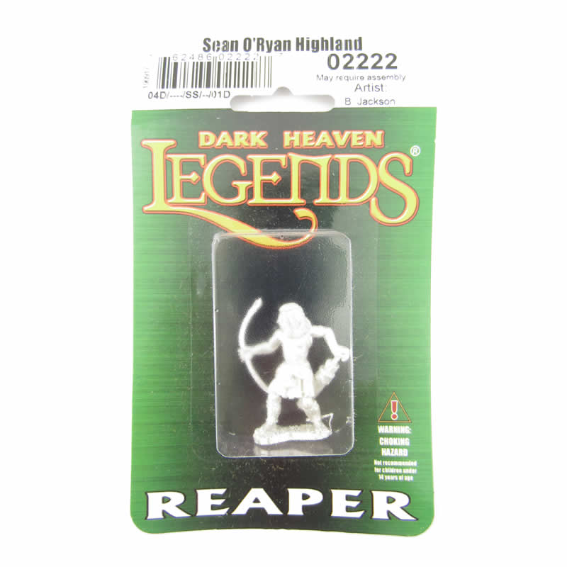 RPR02222 Sean Oryan Highland Miniature 25mm Heroic Scale Dark Heaven 2nd Image