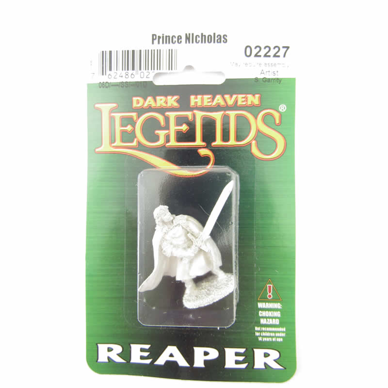 RPR02227 Prince Nicholas Miniature 25mm Heroic Scale Dark Heaven 2nd Image