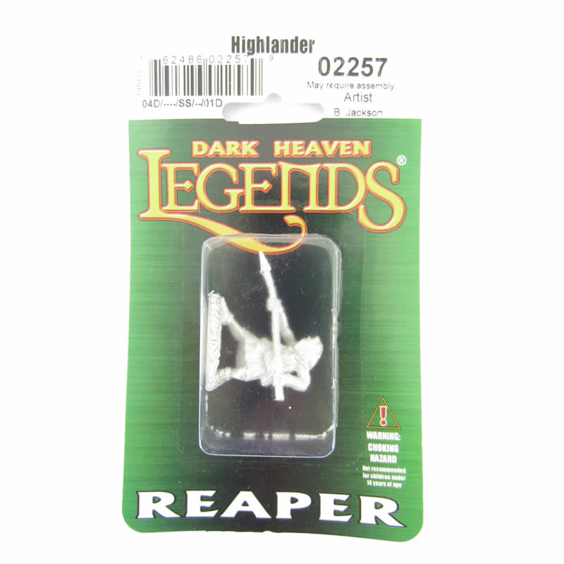 RPR02257 Highlander Miniature 25mm Heroic Scale Dark Heaven Legends 2nd Image