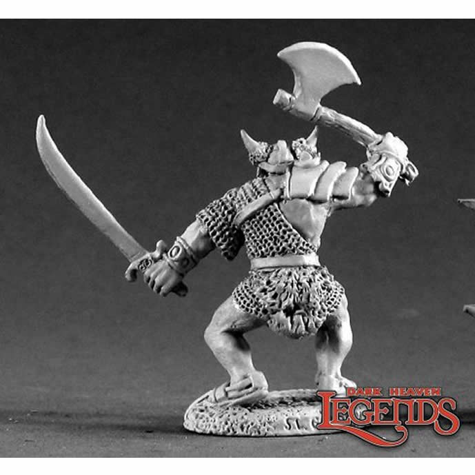 RPR02262 Orc Warrior of Kargir Miniature 25mm Heroic Scale Dark Heaven 3rd Image