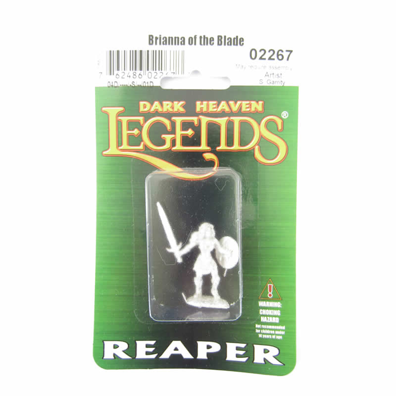 RPR02267 Brianna of the Blade Miniature 25mm Heroic Scale Dark Heaven 2nd Image