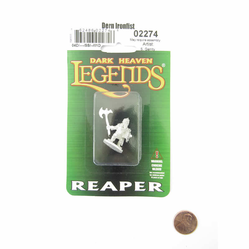 RPR02274 Dern Ironfist Miniature 25mm Heroic Scale Dark Heaven Legends 2nd Image