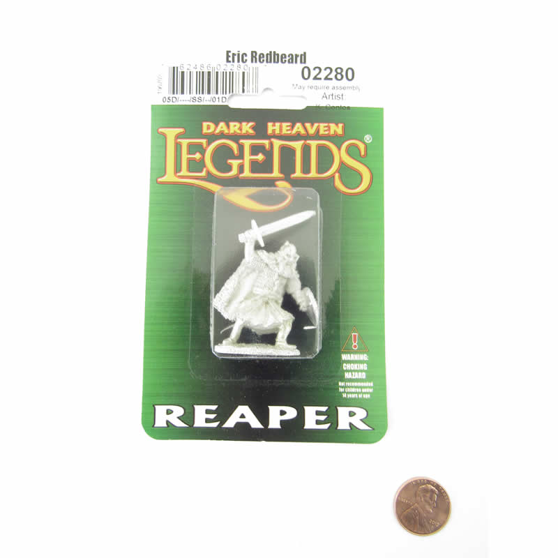 RPR02280 Eric Redbeard Miniature 25mm Heroic Scale Dark Heaven Legends 2nd Image