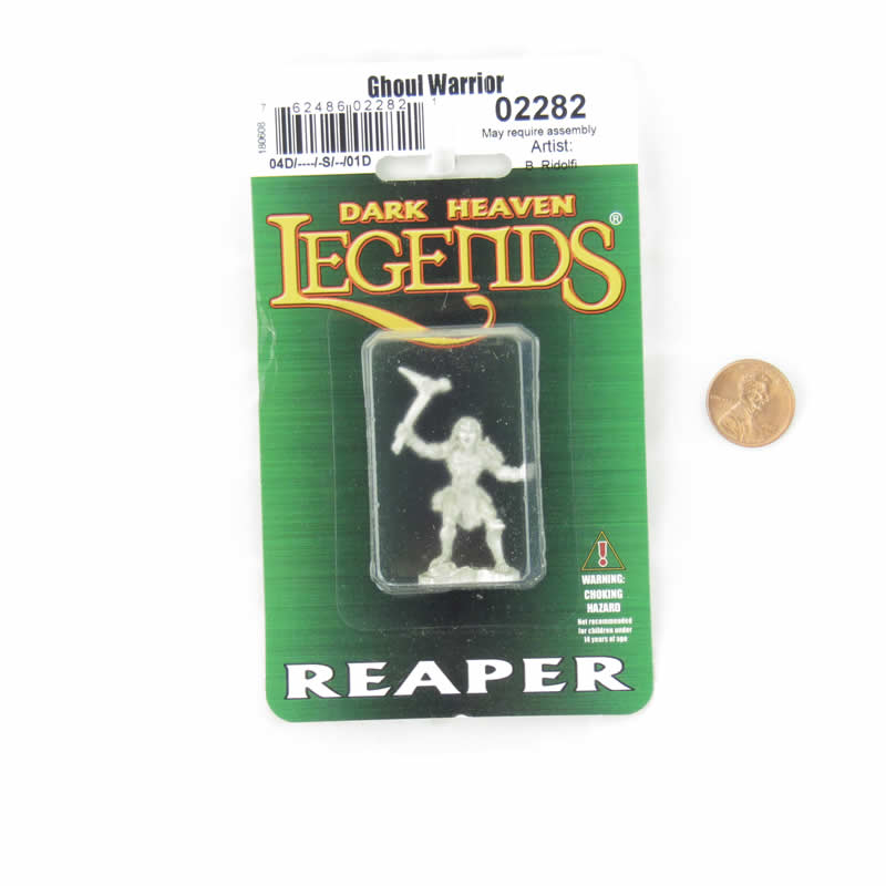 RPR02282 Ghoul Warrior Miniature 25mm Heroic Scale Dark Heaven Legends Reaper Miniatures 2nd Image