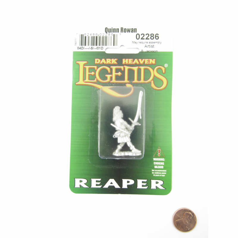 RPR02286 Quinn Rowan Miniature 25mm Heroic Scale Dark Heaven Legends 2nd Image