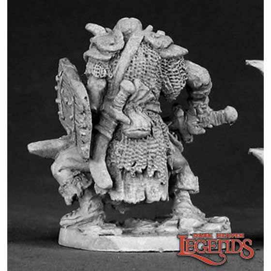 RPR02287 Orc Warrior Miniature 25mm Heroic Scale Dark Heaven Legends 3rd Image