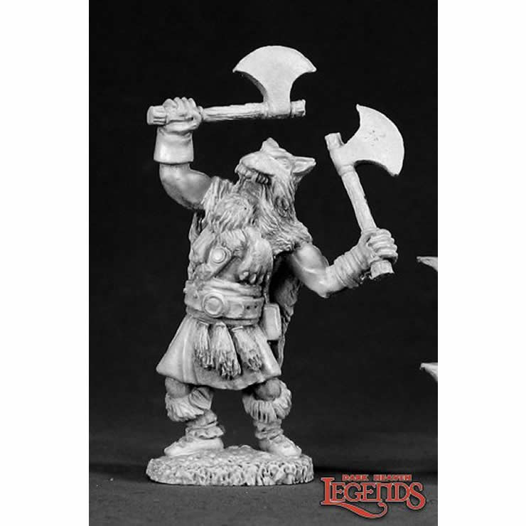 RPR02289 Olaf Wolf Warrior Miniature 25mm Heroic Scale Dark Heaven Main Image