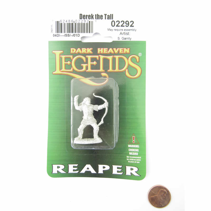 RPR02292 Derek The Tall Miniature 25mm Heroic Scale Dark Heaven Legends 2nd Image