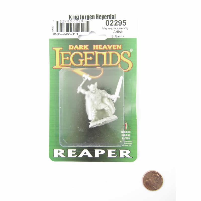 RPR02295 King Jurgen Heyerdal Miniature 25mm Heroic Scale Dark Heaven 2nd Image