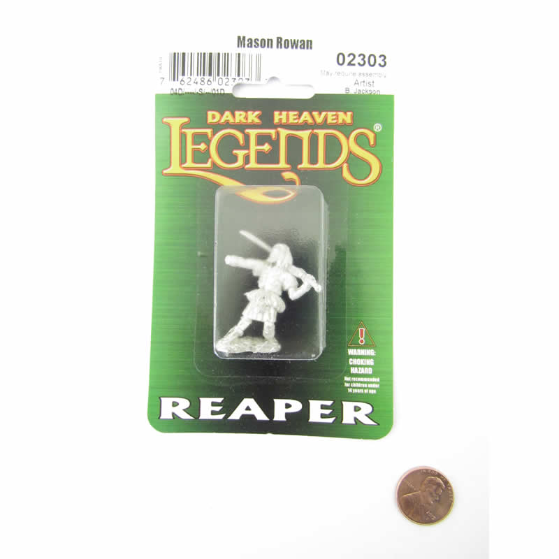 RPR02303 Mason Rowan Miniature 25mm Heroic Scale Dark Heaven Legends 2nd Image