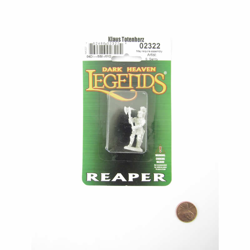 RPR02322 Klaus Totenherz Miniature 25mm Heroic Scale Dark Heaven Legends 2nd Image