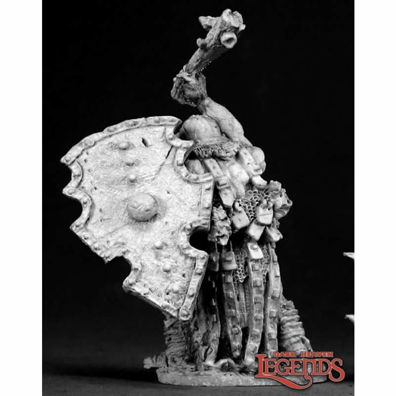 RPR02325 Kagunk Ogre Cheiftan Miniature 25mm Heroic Scale Dark Heaven 3rd Image