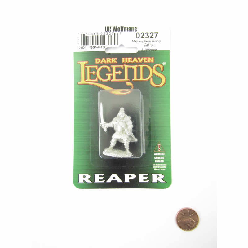 RPR02327 Ulf Wolfmane Miniature 25mm Heroic Scale Dark Heaven Legends 2nd Image