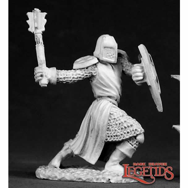 RPR02330 Templar Knight Miniature 25mm Heroic Scale Dark Heaven Legends Main Image