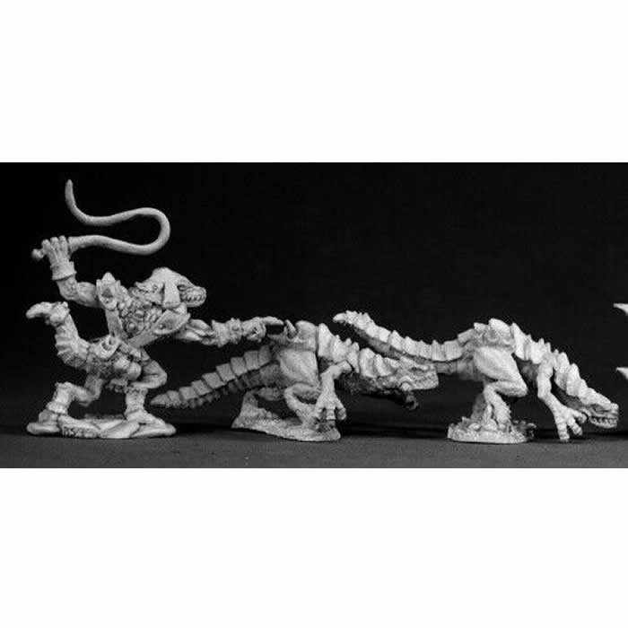 RPR02331 Lizard Hunting Pack Miniature 25mm Heroic Scale Dark Heaven 3rd Image