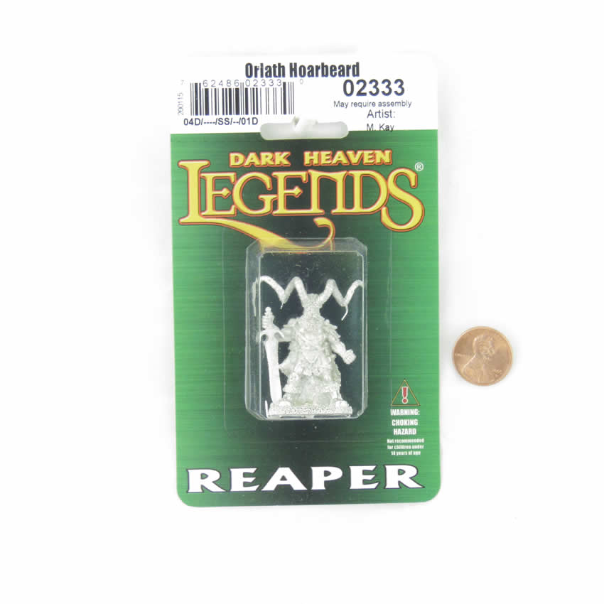 RPR02333 Orlath Hoarbeard Miniature 25mm Heroic Scale Dark Heaven Legends 2nd Image