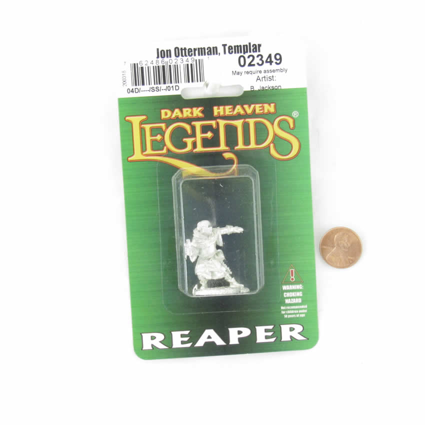 RPR02349 Jon Otterman Templar Miniature 25mm Heroic Scale Dark Heaven 2nd Image