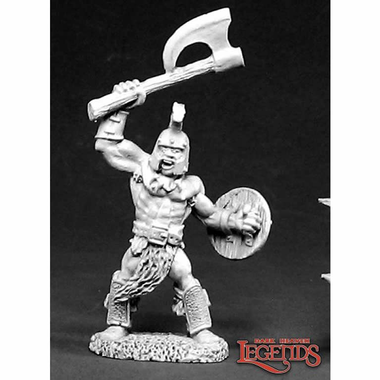 RPR02350 Barbarian Warrior Miniature 25mm Heroic Scale Dark Heaven Main Image