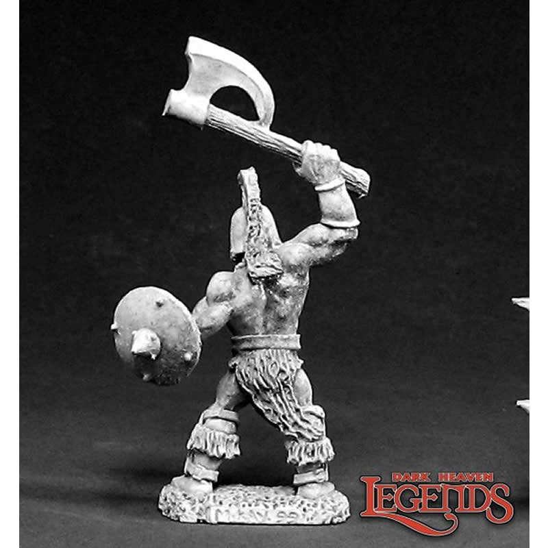 RPR02350 Barbarian Warrior Miniature 25mm Heroic Scale Dark Heaven 3rd Image