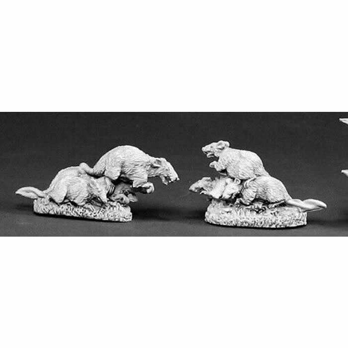 RPR02353 Rat Swarm Miniature 25mm Heroic Scale Dark Heaven Legends Reaper Miniatures Main Image